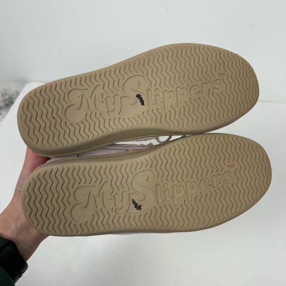 My Slippers Barbie Pink Slip On Leather Suede Slippers House Shoes - Picture 5 of 6